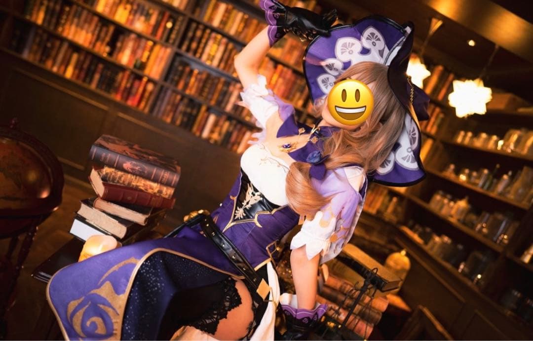 原神 リサ コスプレ衣装 S + ウィッグ フルセット