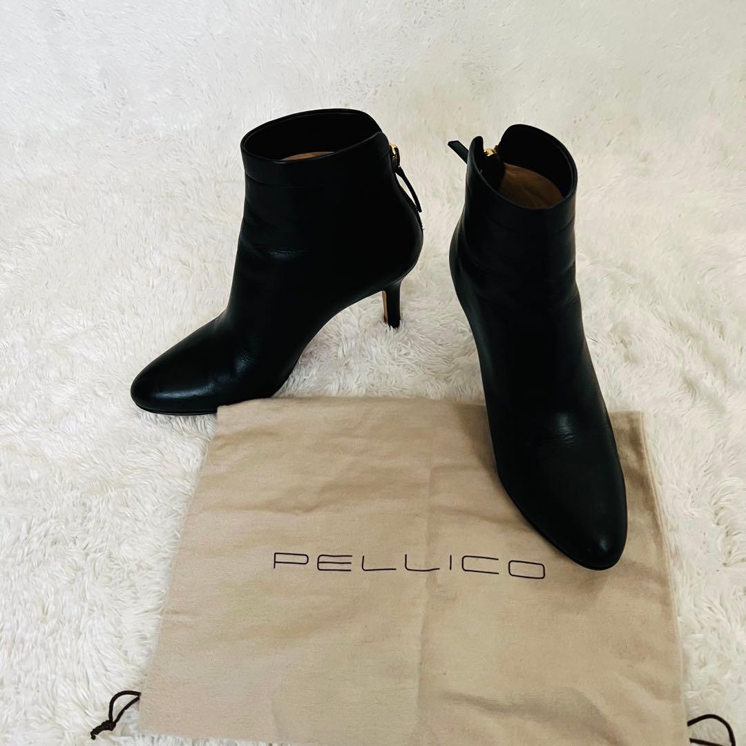 PELLICO　ペリーコ 36.5 ブラック ショートブーツ