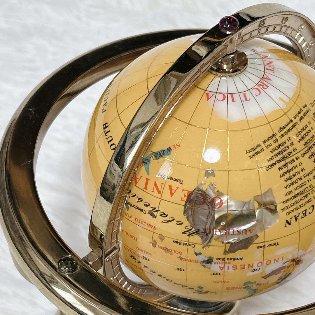✨希少✨ アンティーク地球儀 ゴールドスタンド 方位磁針付 猫脚 vendage