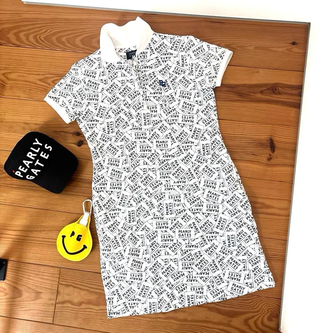 パーリーゲイツ　半袖ポロシャツワンピース