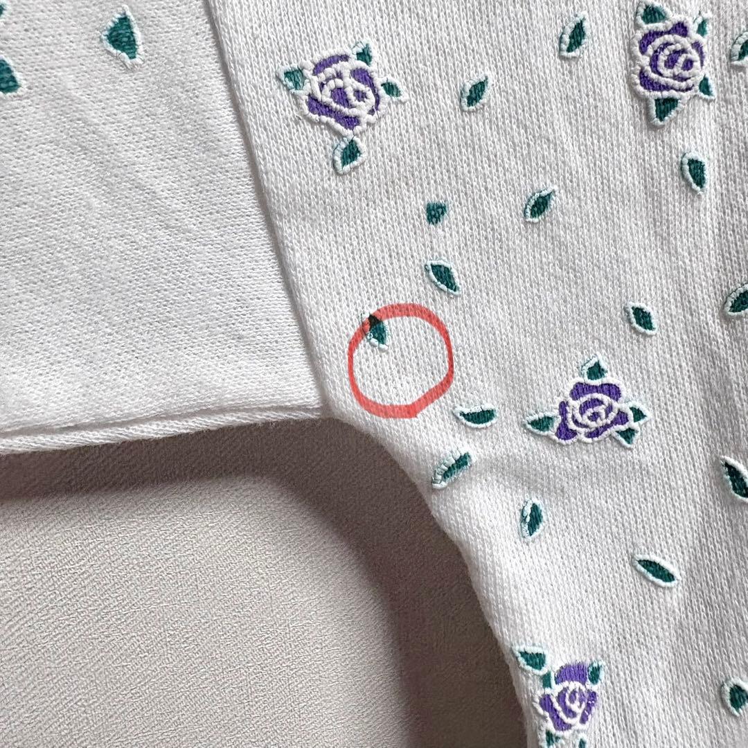 USAvintageアメリカ古着 発泡プリント猫ちゃんハートデザインスウェット