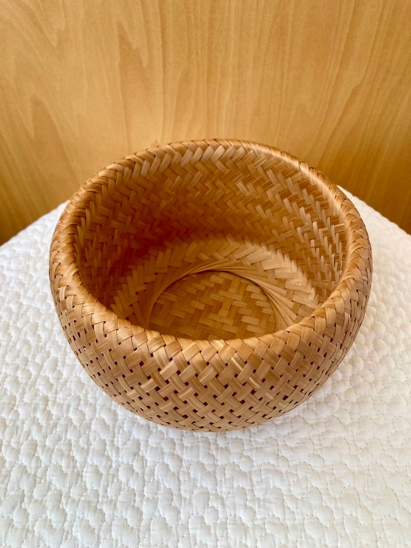 未使用 ヨーガンレール ババグーリ 竹籠