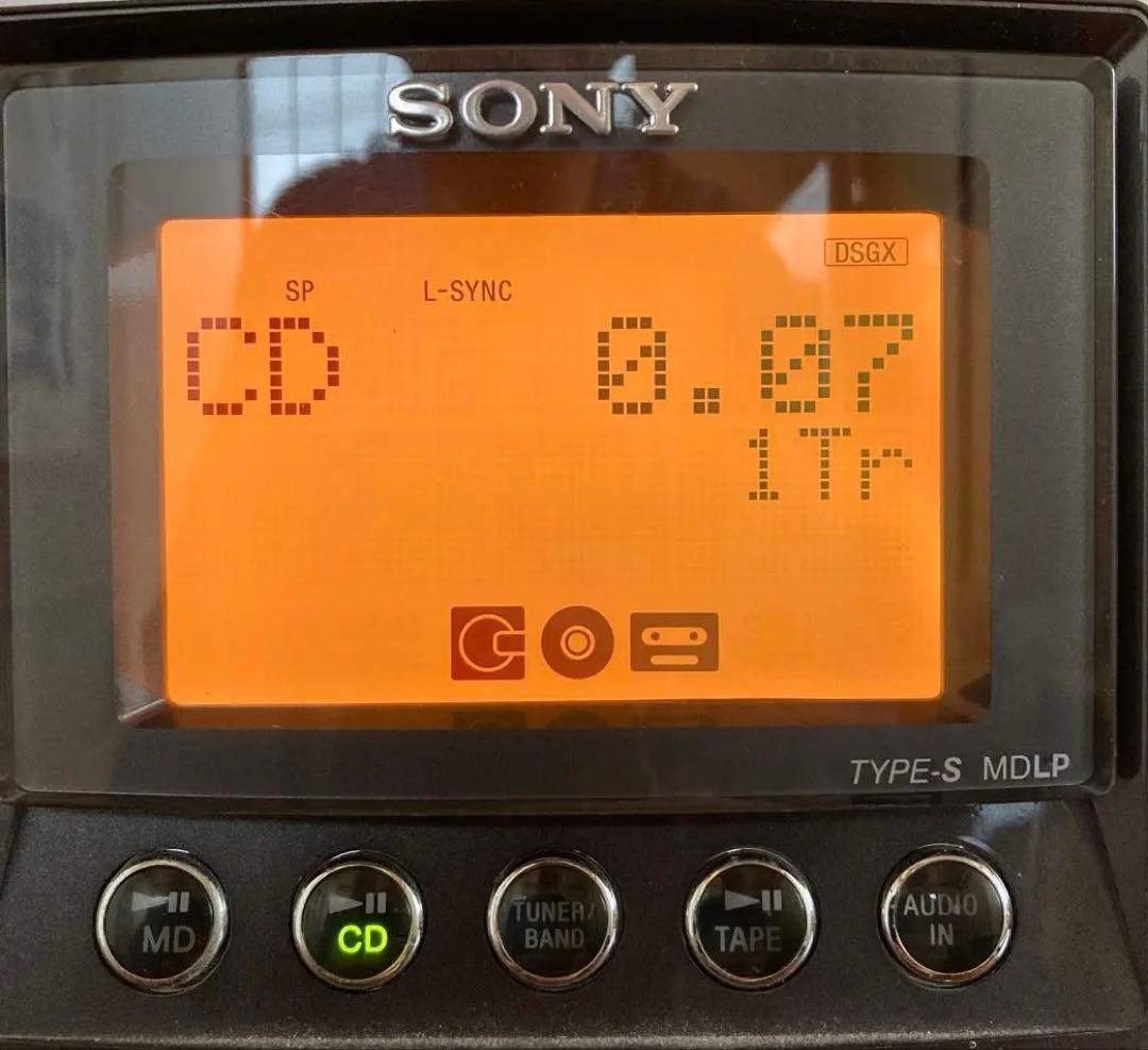 SONY MDシステムステレオ　CMT-M3 (HCD-M3)メンテナンス済み