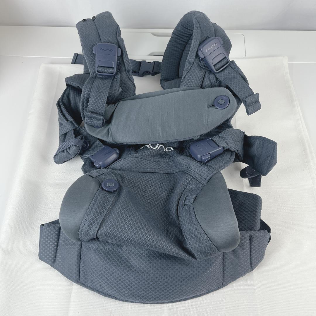 美品☘️ ヌナ カドルクリック デニム 新生児OK 抱っこ紐 　nuna