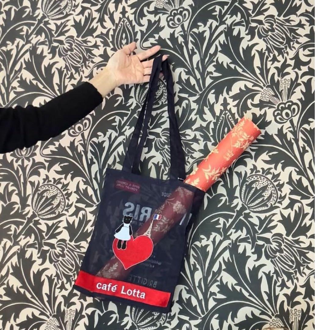 未開封　レア　café Lotta トートバッグ　ブリジットタナカ　サックロッタ