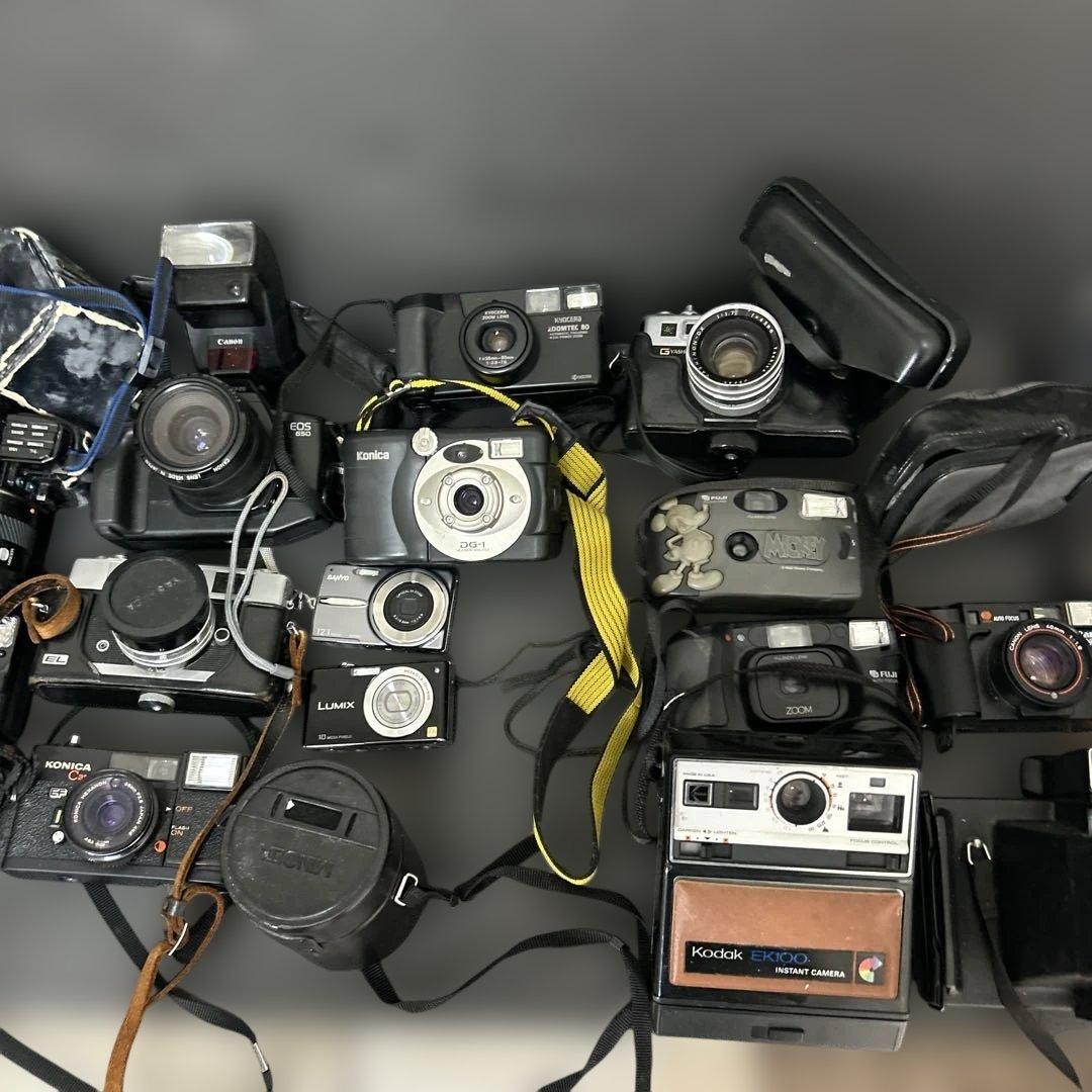 デジタルカメラ　フイルムカメラ　まとめ売り　キャノン　オリンパスその他