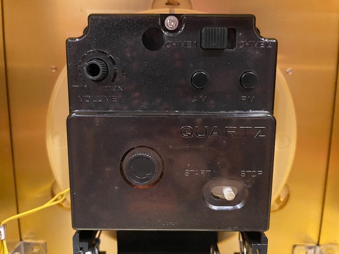 ジャンク品　SEIKO セイコー　QUARTZ クオーツ QF724G 置時計