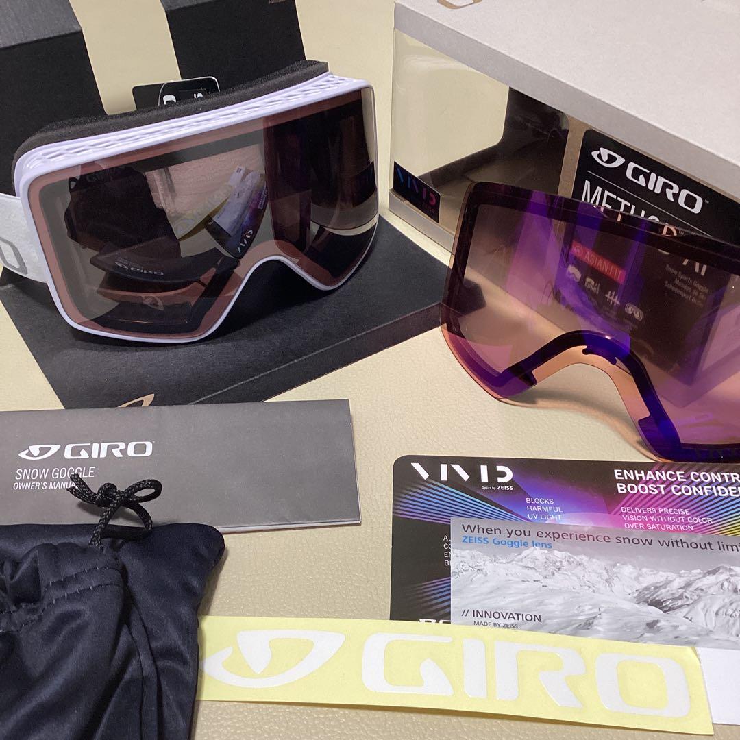 GIROメソッド アジアンフィット METHOD AFスキーゴーグル 眼鏡対応