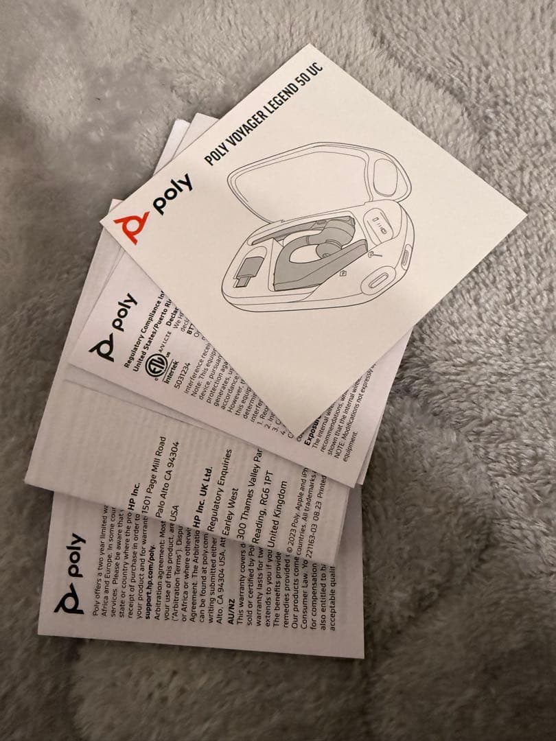 Poly Voyager Legend 50RTL ワイヤレスイヤホン