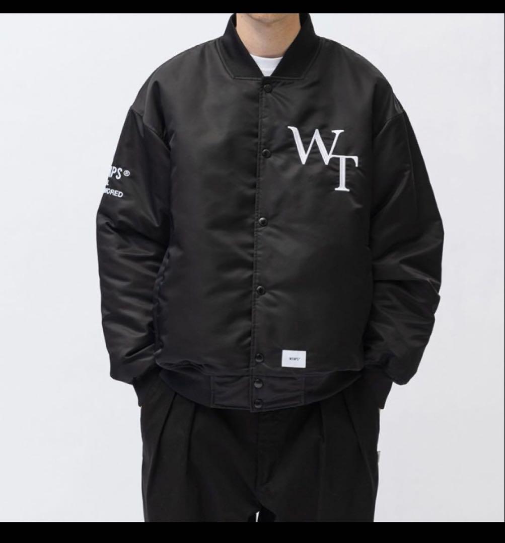 wtaps TEAM JACKET NYLON．TWILL．LEAGUブルゾン
