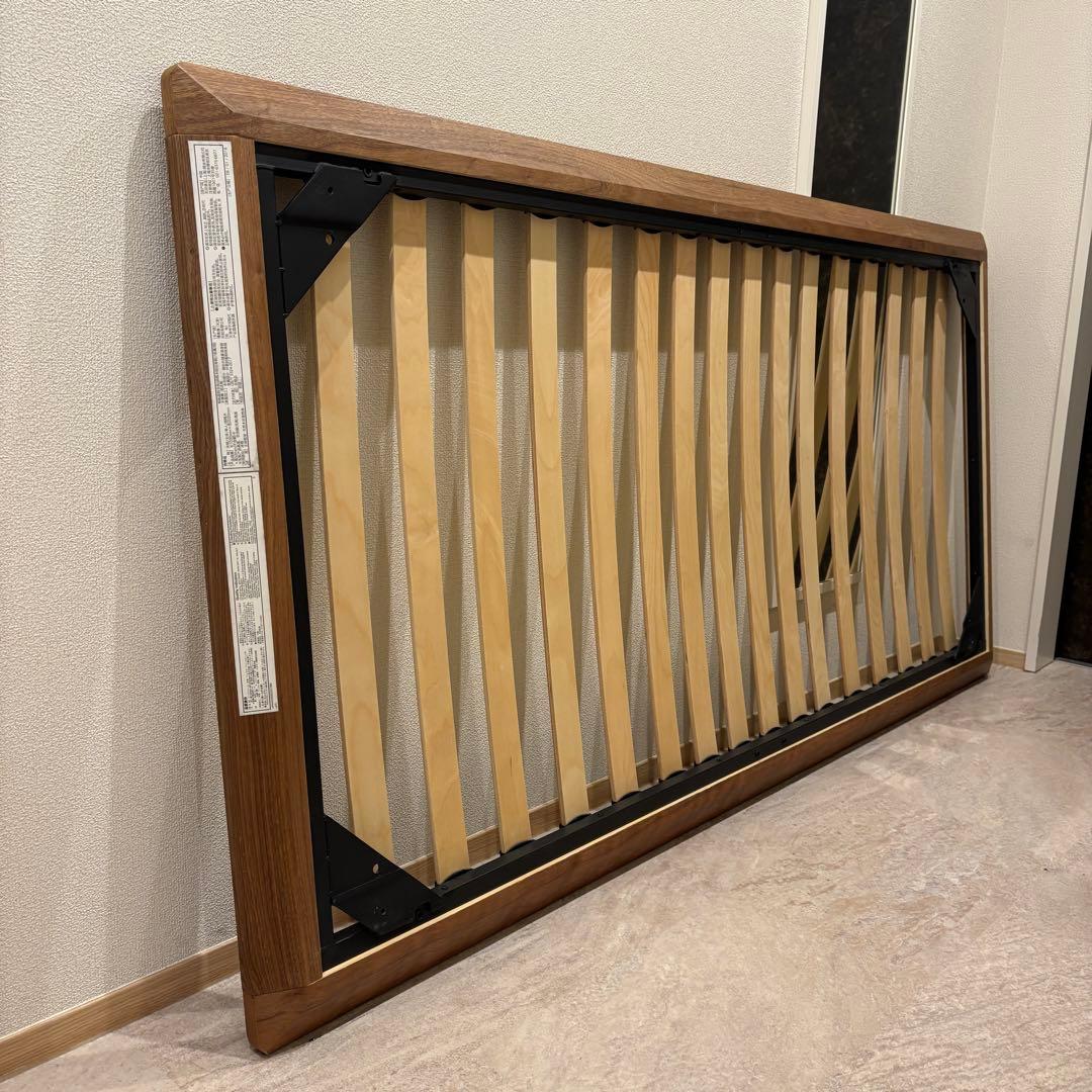 無印良品 ベッドフレーム シングル ウォールナット材