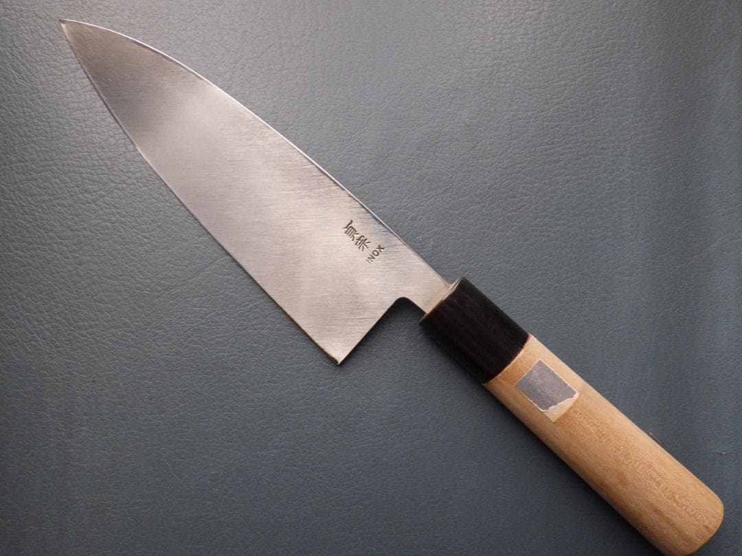 こ*ば様 INOX本焼/貞宗/出刃包丁/本水牛天然木柄★オリジナル鞘付属★