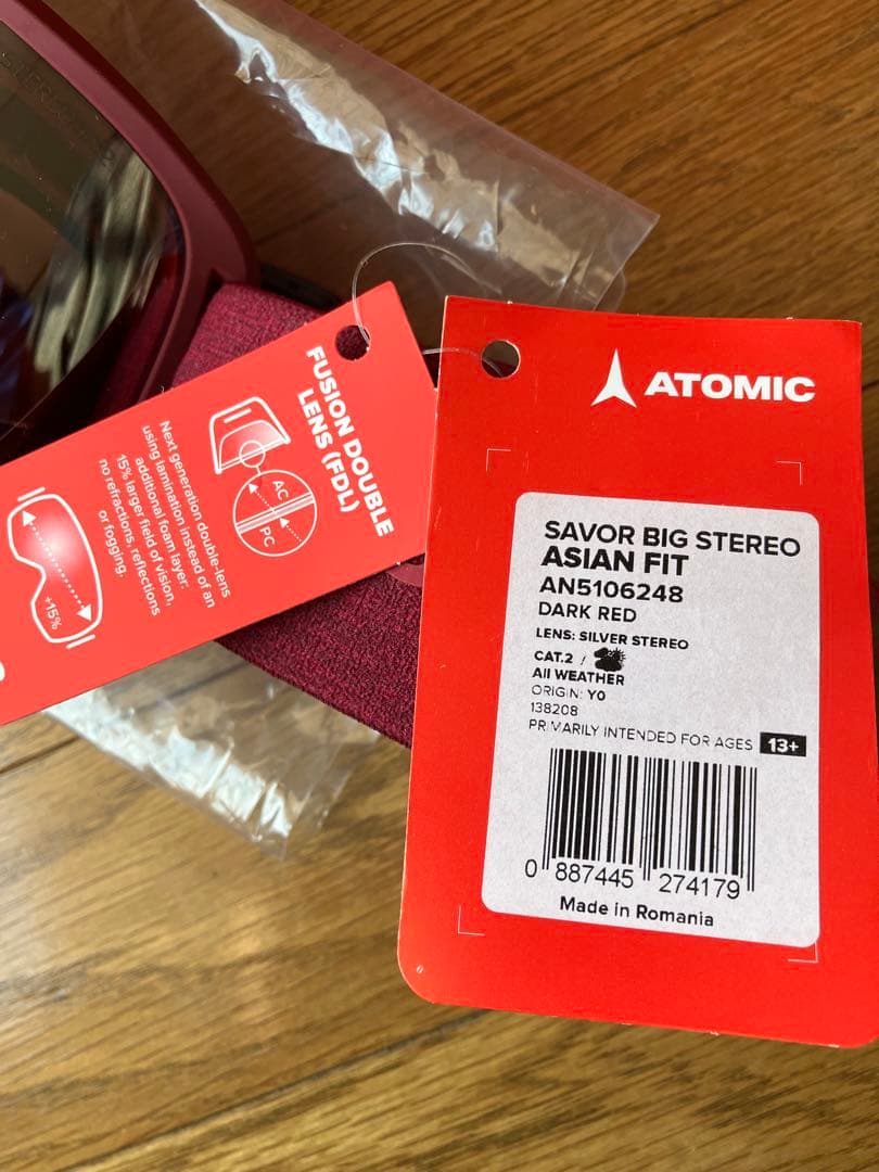 スキー・スノーボードアクセサリー ATOMIC SAVOR BIG STEREO ASIAN FIT