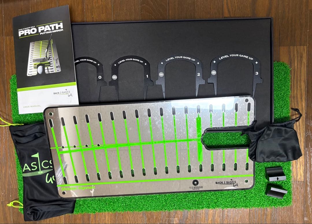 Back2BasicsGolf ゴルフパター パッティングミラー&専用ゲート付