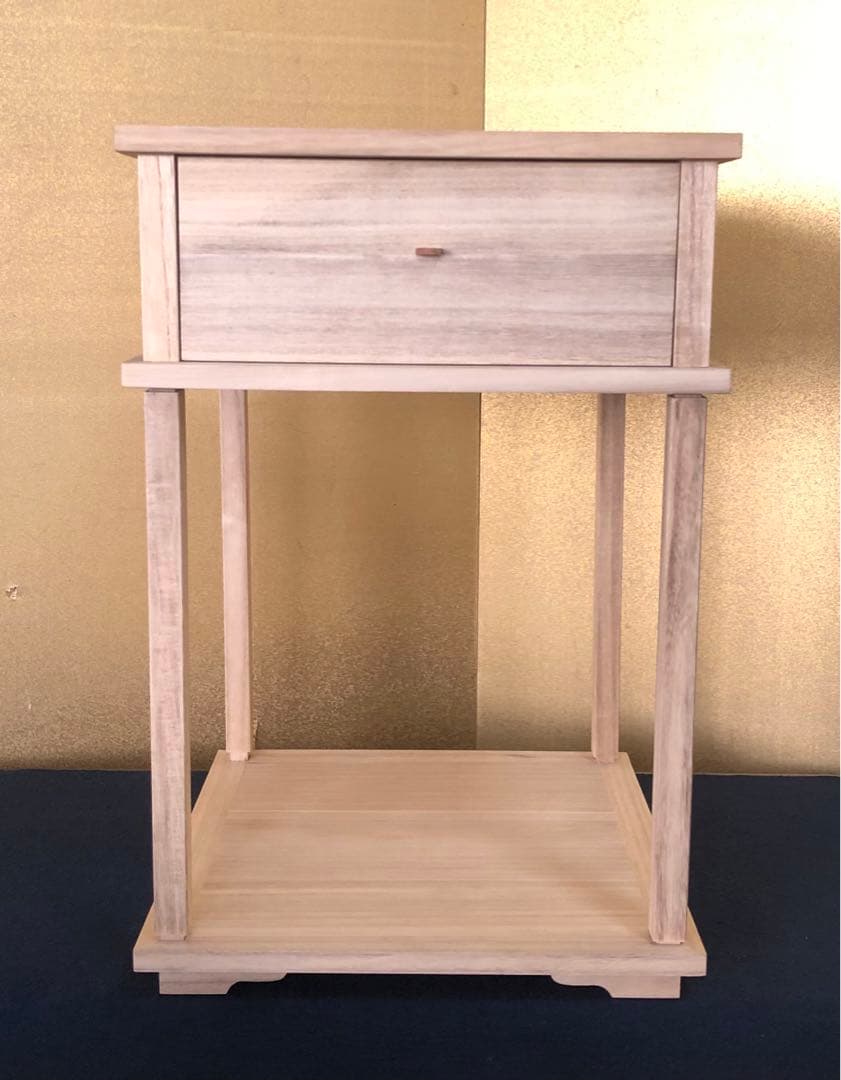 《R》茶道具 江岑棚 組立式 桐木地 元箱　260212け2