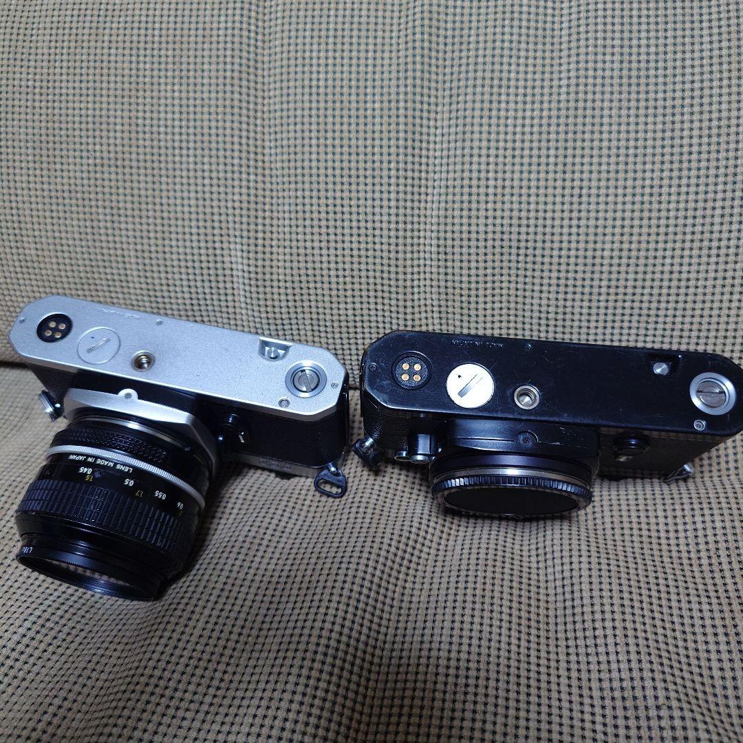Nikon FEとFE2フィルム一眼レフカメラセット