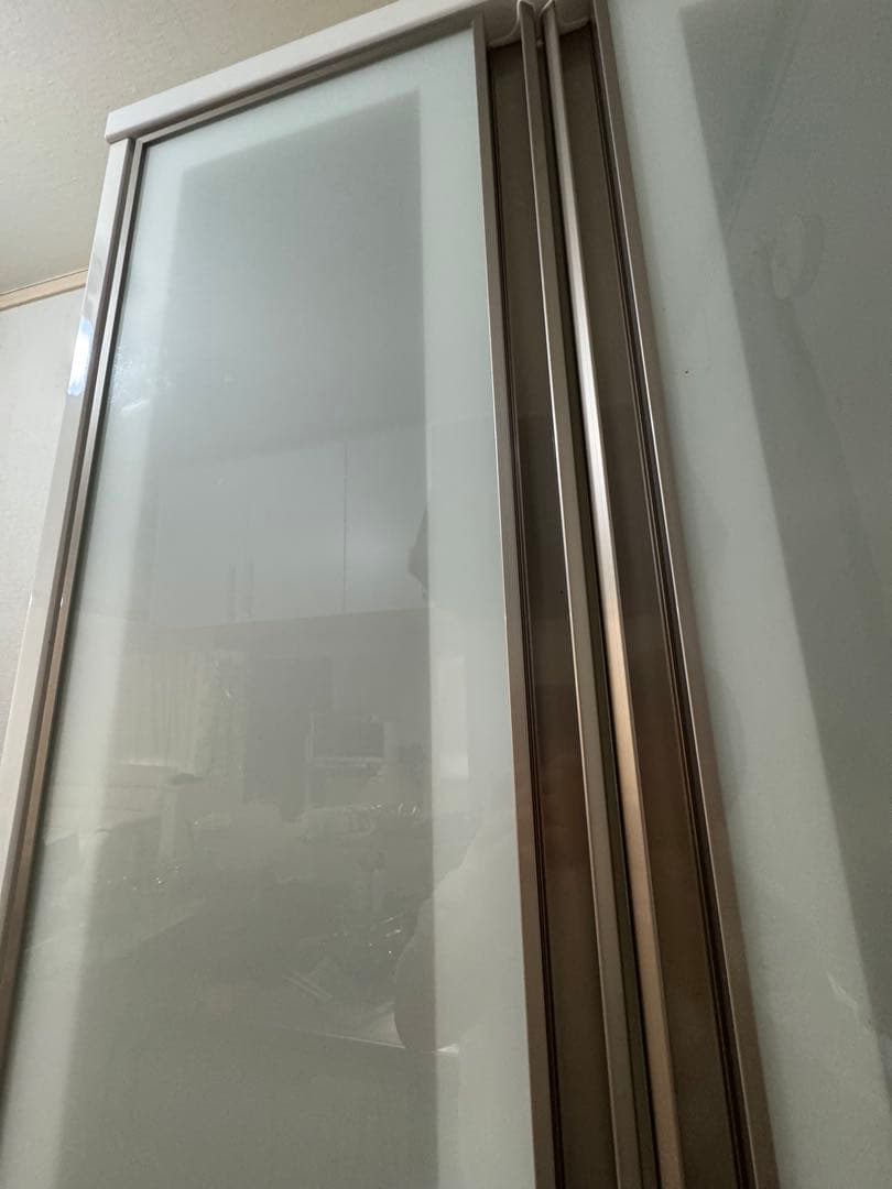 2023年購入ニトリアルミナ食器棚70幅開き戸ホワイト白