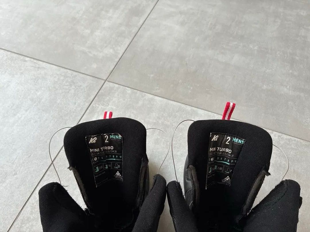 美品　K2 子ども用スノーボードブーツ ブラック　サイズ20