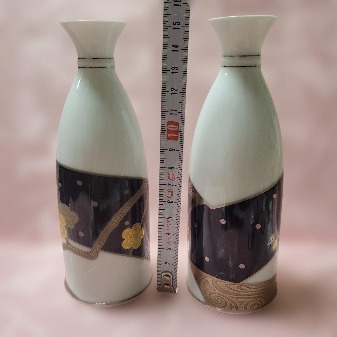 ノリタケ 和食器　雪見銀彩　酒器揃 徳利 盃