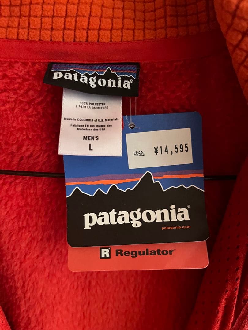 最終値下げ　patagonia メンズ L フリースベスト 赤