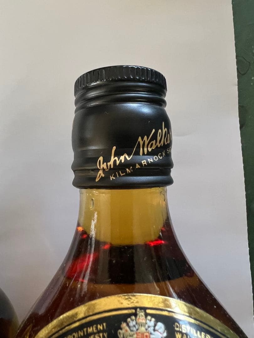 古酒Johnnie Walker ブルーラベル　ブラック　12年　2本セット