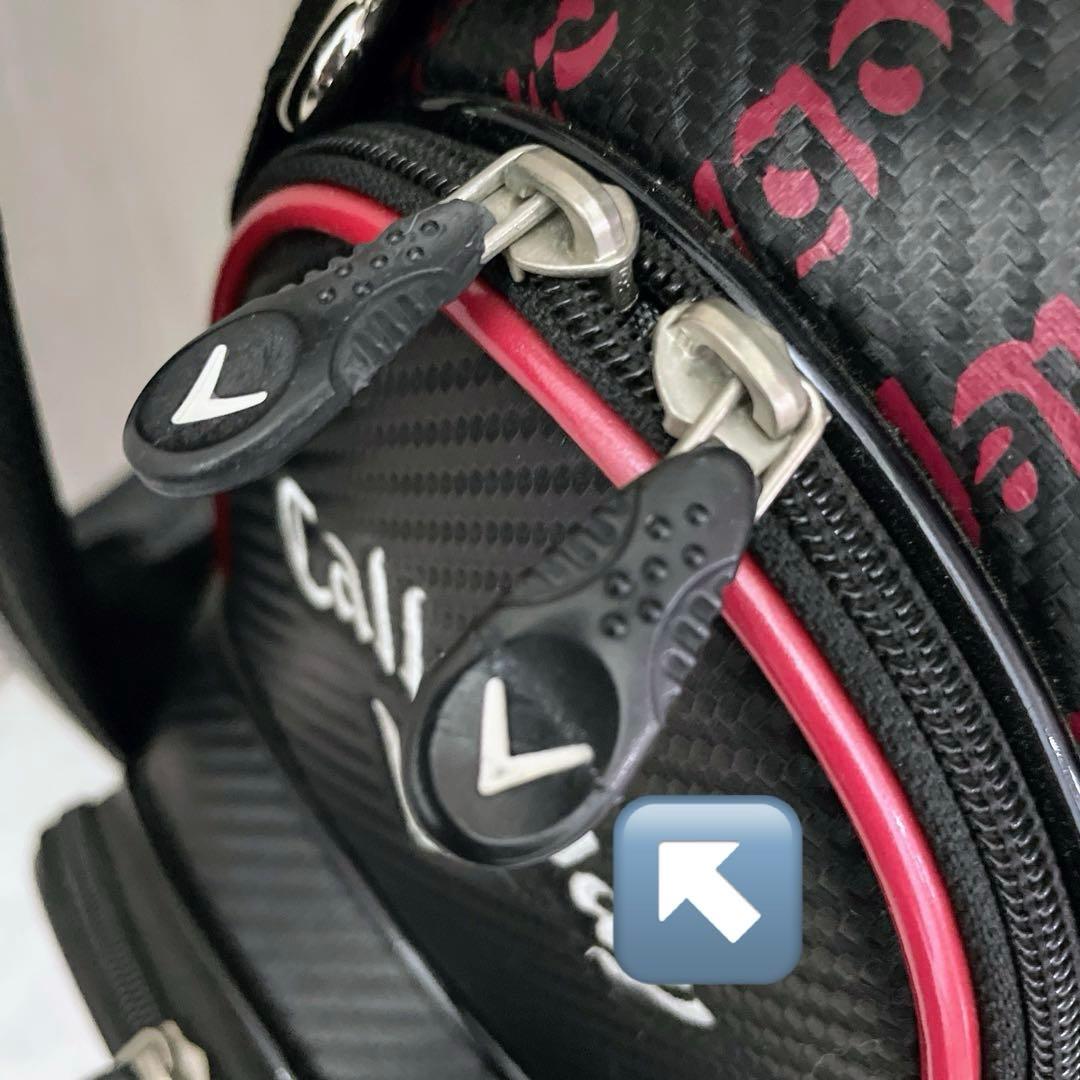 使用数回の美品　キャロウェイ　Callaway キャディバッグ　9.0型