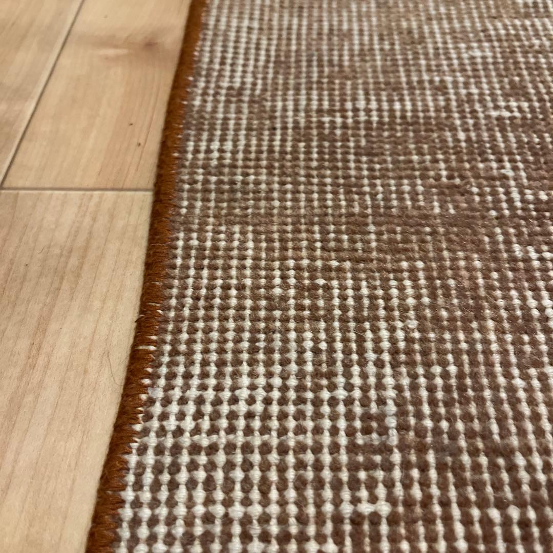 トルコヴィンテージラグ　109×195 ブラウン