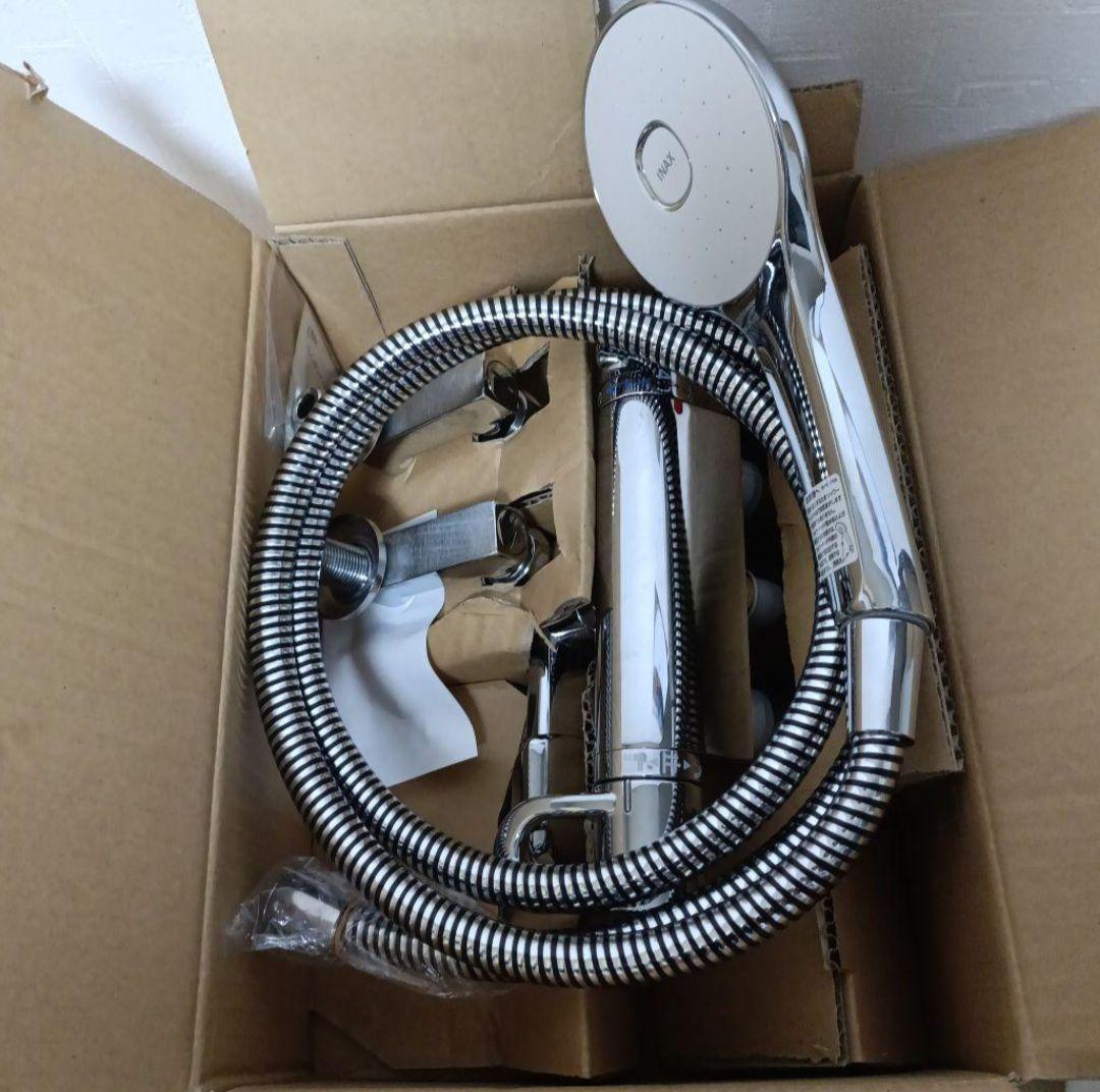 LIXIL 2 個　ステンレススチール シャワーヘッドセット