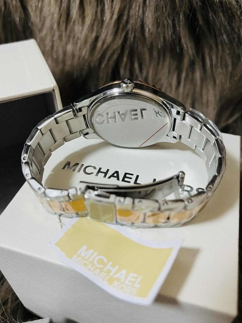 MICHAEL KORS アナログ時計 シルバー/ゴールド