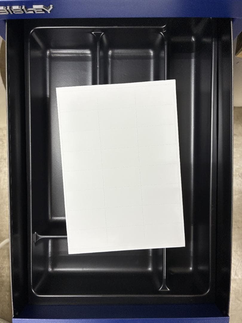 じ*も様 BISLEY　ビスレー A4 キャビネット 引き出し6段 　BLUE