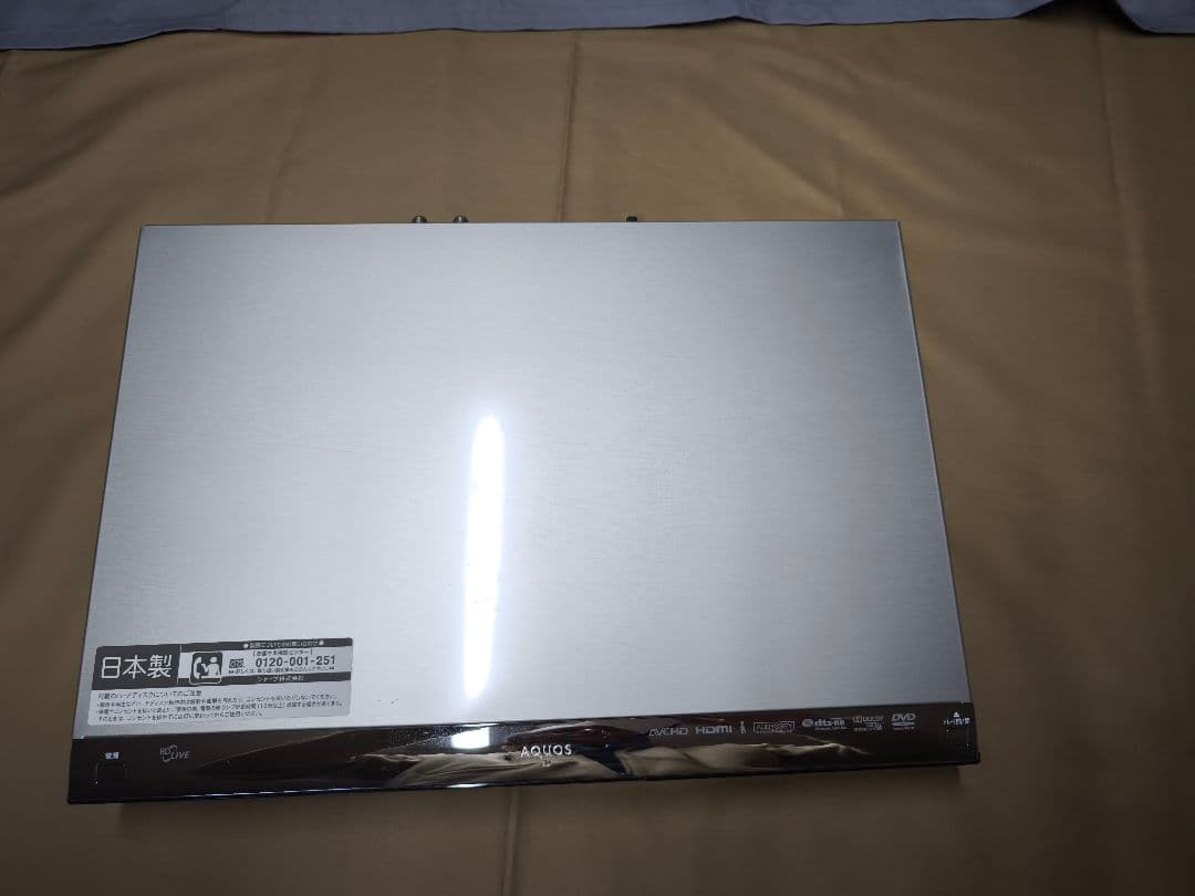 シャープ製 BDレコーダー HDD 500GB