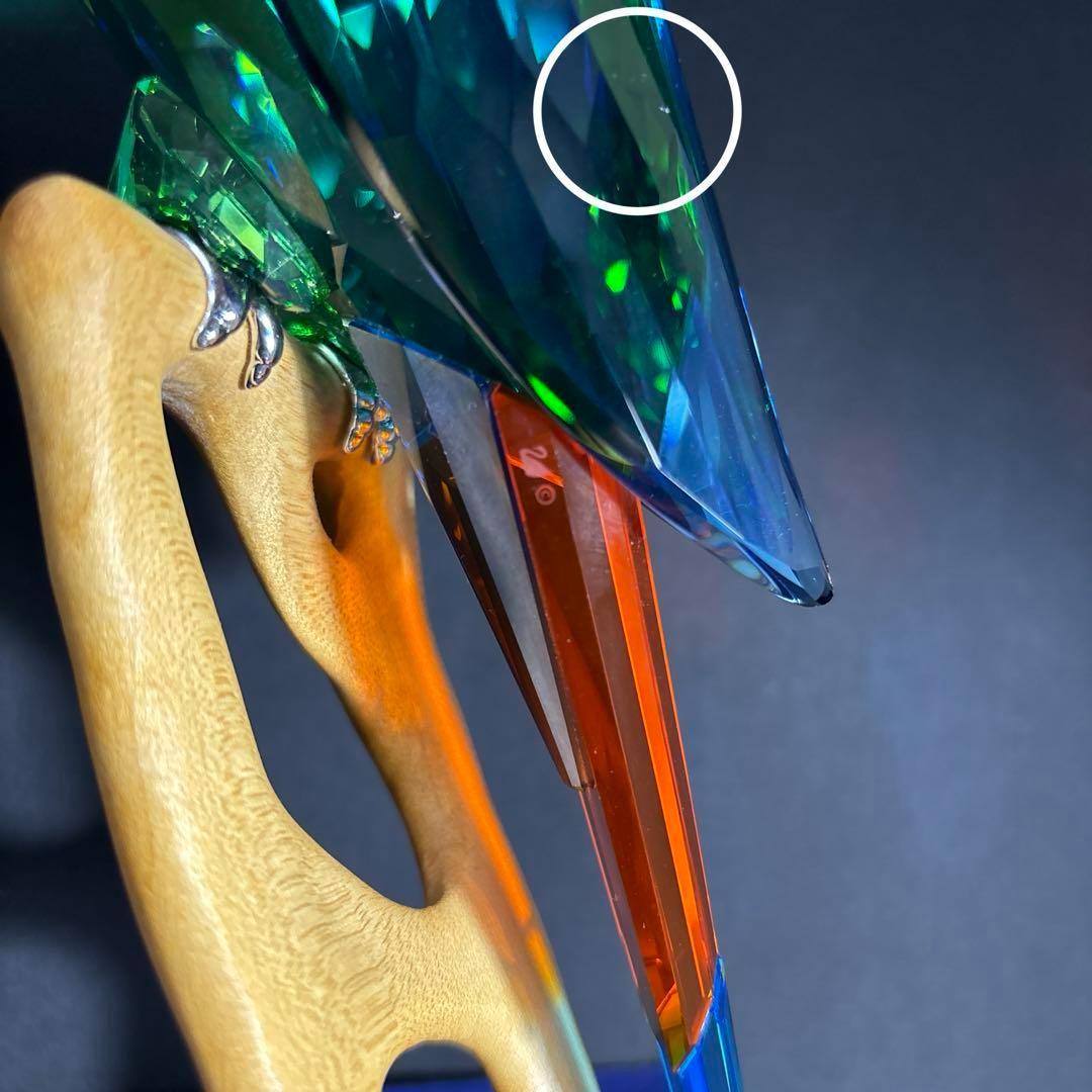 スワロフスキー コンゴウインコ 鳥 オウム