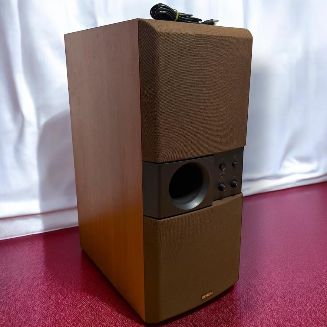 ☆送料無料 美品 DENON デノン DSW-555 ウーファー 木目