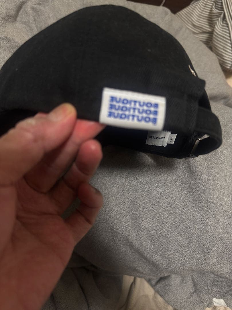 帽子 DESCENDANT BOUTIQUE 6PANEL CAP BLACK