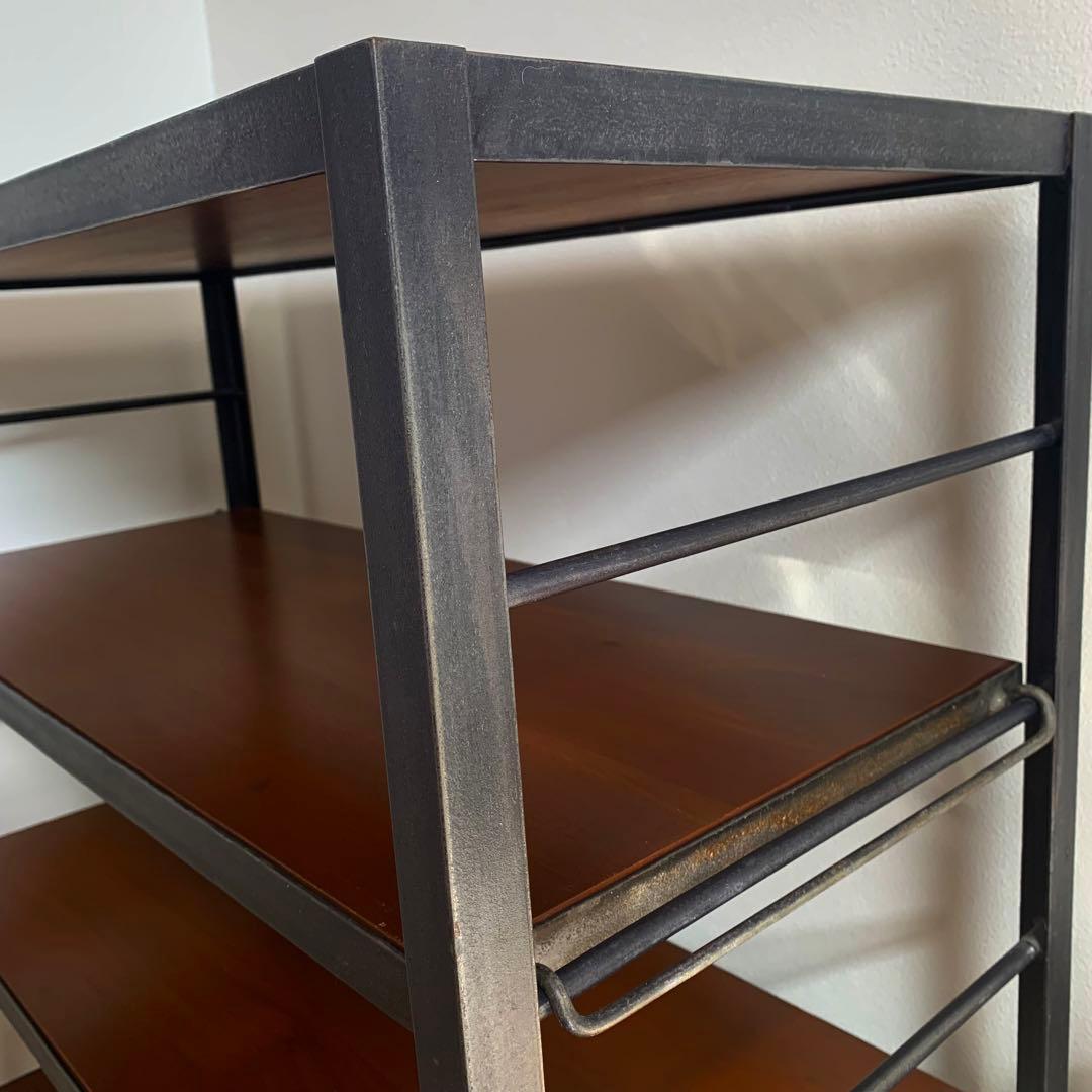 ウニコ/unico ランバーミニ アイアンフレーム シェルフ【廃盤・貴重】