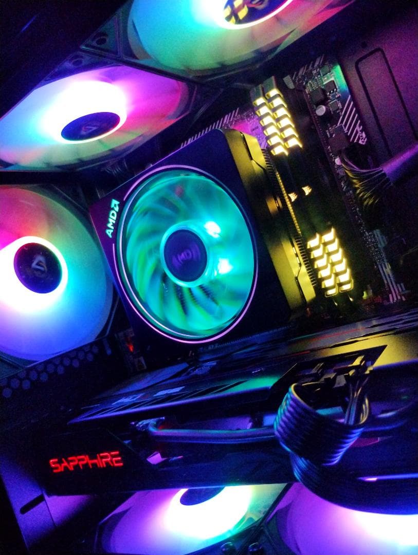 ゲーミングPC/Ryzen7 3700X/RX5700/メモリ16G/送料無料