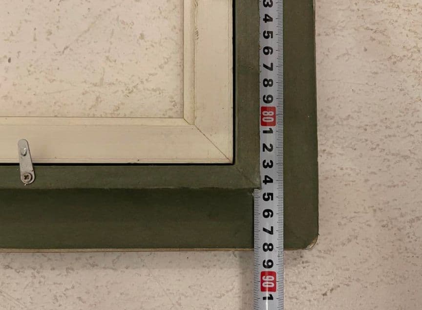 大きいアンティーク木製フレーム額縁