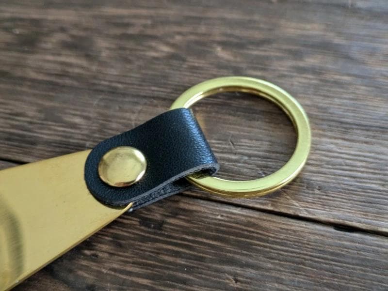 黒　１０本　真鍮　靴べら　くつべら　本革　キーリング