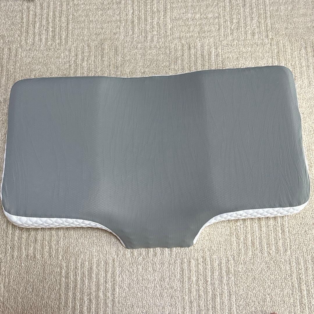 LAOGOT 枕 首が痛くならない ストレートネック 低反発 高通気性 グレー