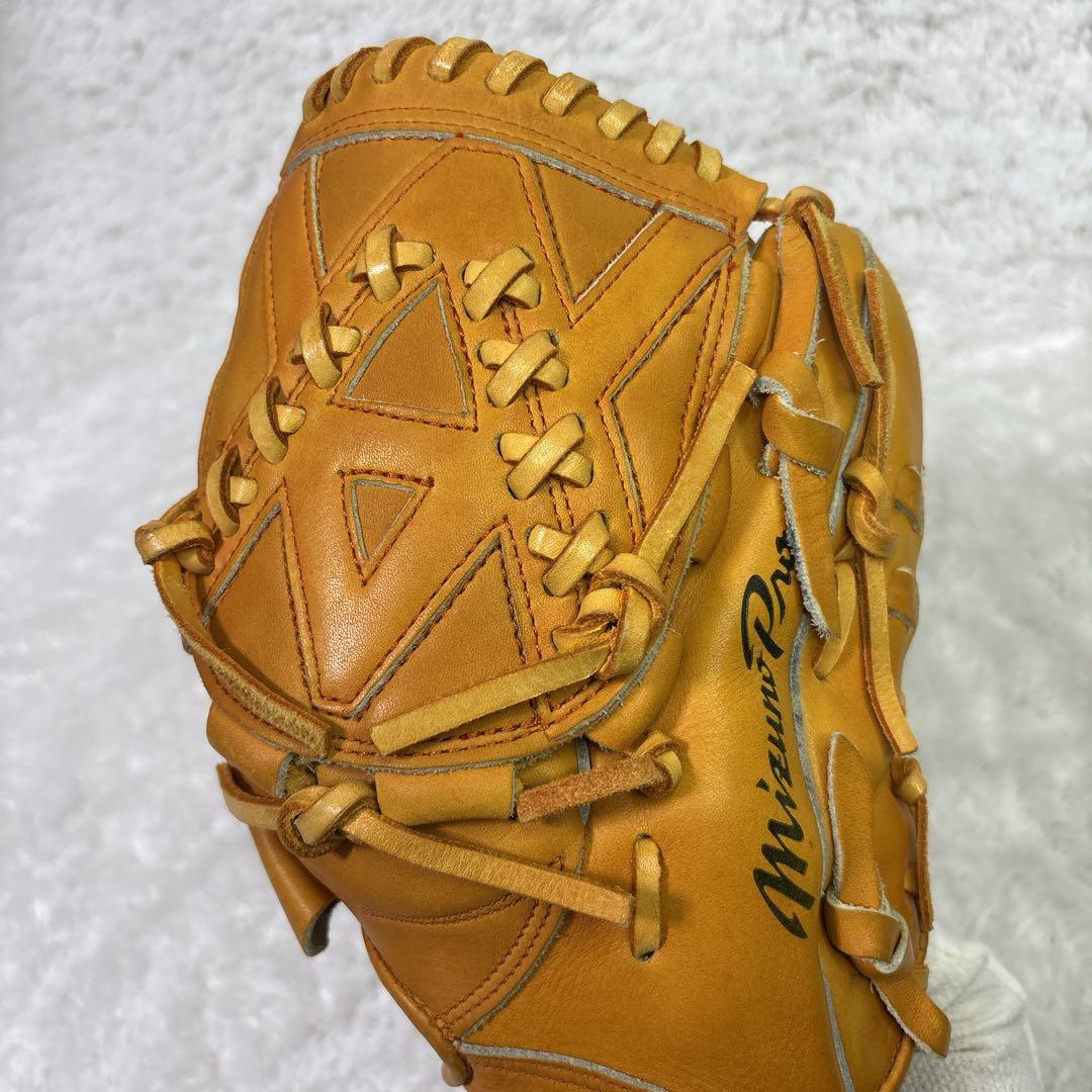 ミズノプロ 軟式グローブ 一般　グラブ 投手用 美品 大人用　MIZUNOPRO