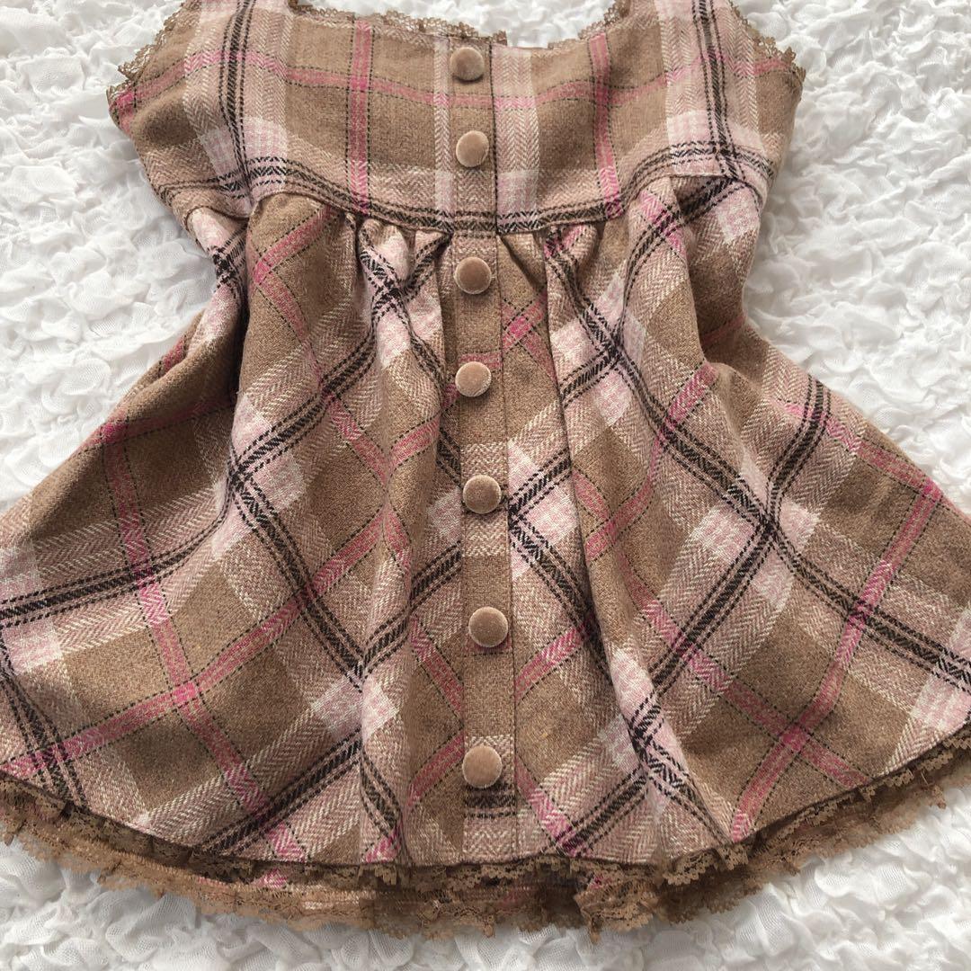 希少 00s 旧タグ LIZLISA リズリサ　チェック柄キャミソール　y2k