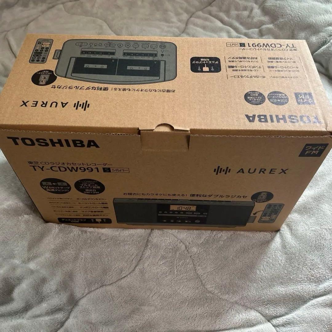 (10/23 最終値下げ！)東芝CDラジオカセットレコーダー　新品未使用