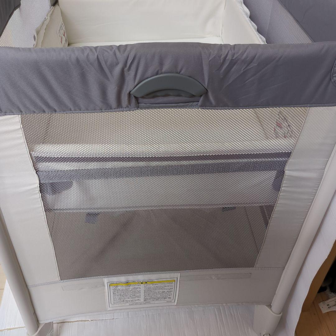 【最上位モデル】 Apricaベビーベッド ココネルエアー グレーベアー