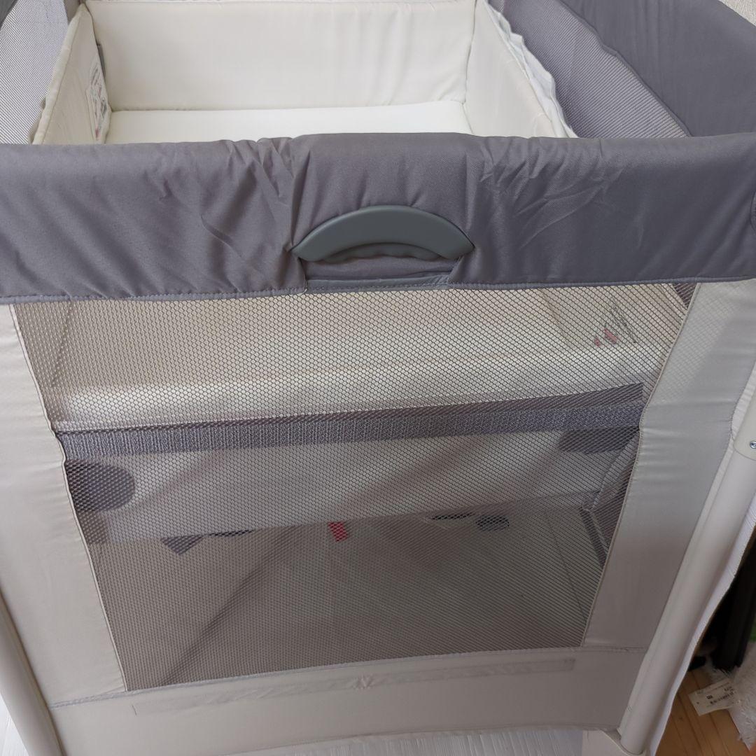 【最上位モデル】 Apricaベビーベッド ココネルエアー グレーベアー