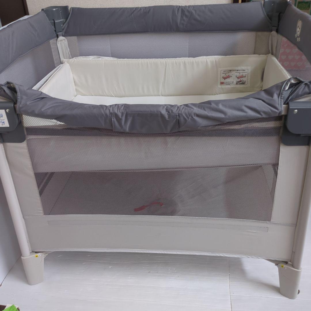 【最上位モデル】 Apricaベビーベッド ココネルエアー グレーベアー