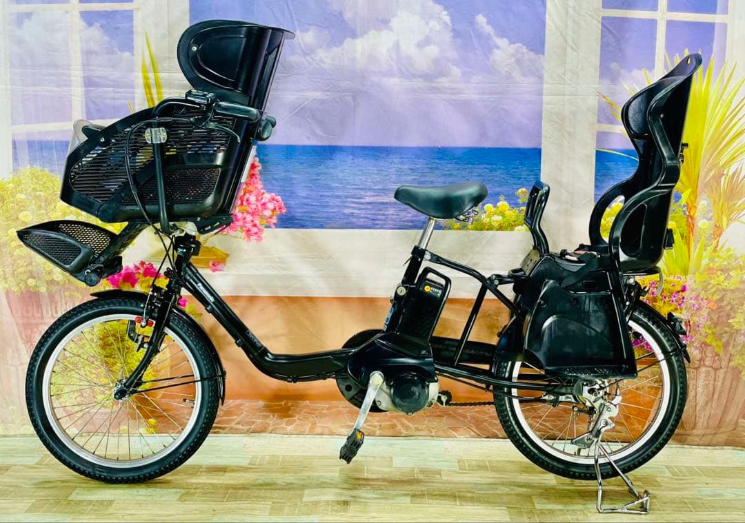 パナソニックギュット⭐️12AH！人気モデル子供乗せ電動アシスト自転車Y3081