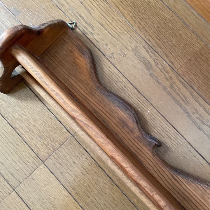 ウッドシェルフ　カーテン付き