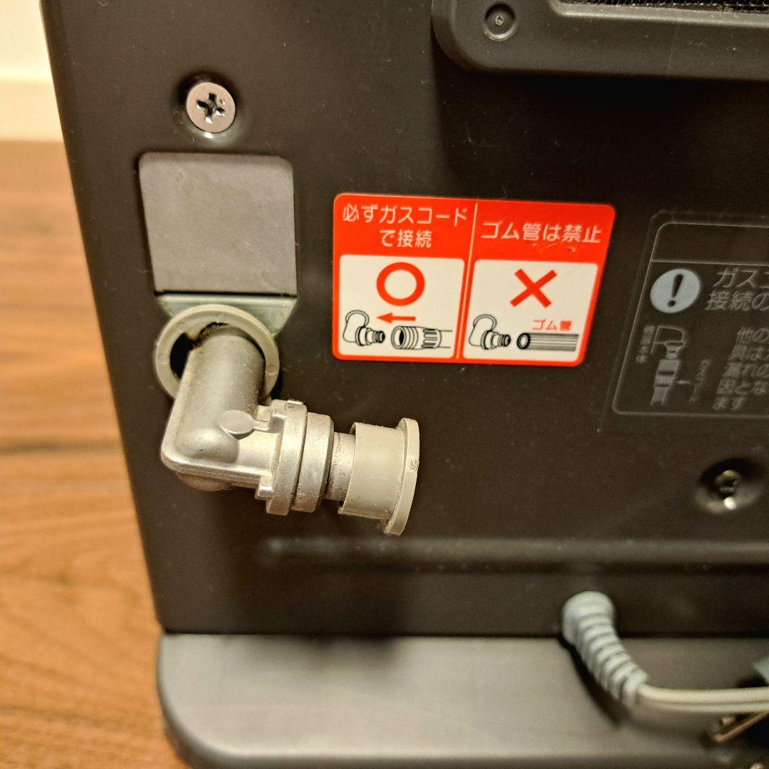 美品◆リンナイ ガスファンヒーター 15～ 21畳タイプ◆説明書・ホース・箱付