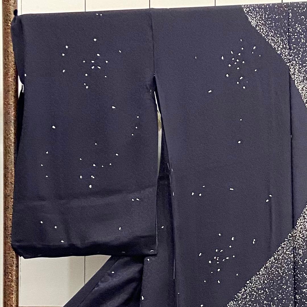 正絹訪問着　新品　仮エバ　未仕立て品