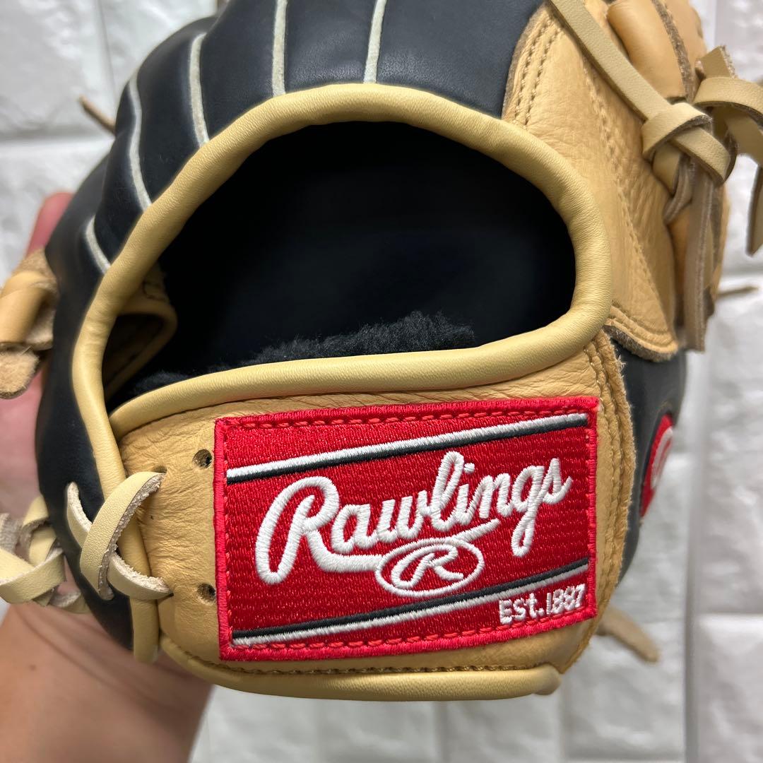 【美品】野球 グローブ 軟式 一般 内野手 外野手 Rawlings